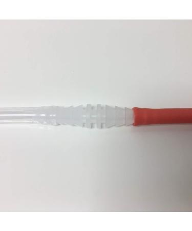 Purelife Colon Tubes 2-Pack - Red Rubber Enema Tubes for Coffee Enemas - 18 FR x 16 inches - Includes Free Connector for Higher Colon Cleanse - Buy Online on GoSupps.com