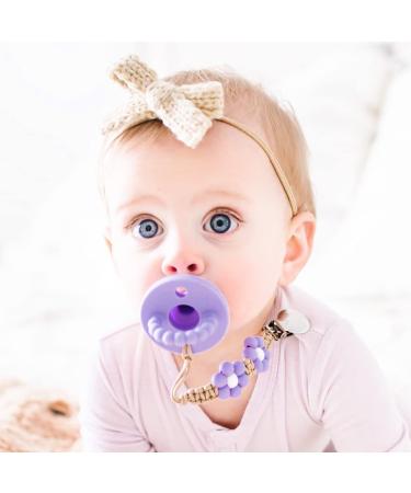 Ryan & Rose Cutie PAT Stage 2 Pacifier Teether in Orchid - 100% Silicone | BPA Free - Buy Online on GoSupps.com