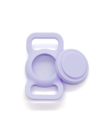For Airtag dog collar for Apple Airtag Dog Tracker GPS Tracking Accessories Anti-Lost Protective cover Silicone Air Tag Katzenhalsband Hund Airtag holder for pets cat dog hall bands purple violet