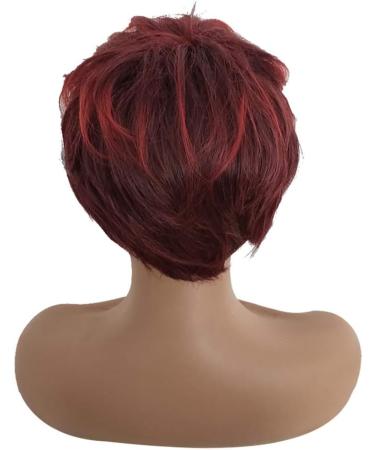 Kashyk Women's Short Curly Red Wig | Heat-Resistant Everyday Ponytail Wig - Buy Online on GoSupps.com
