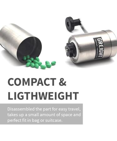 Pill Grinder 2 Pack - Stainless Steel Pill Crusher for Tablets & Vitamins | Grind to Fine Powder - Buy Online on GoSupps.com