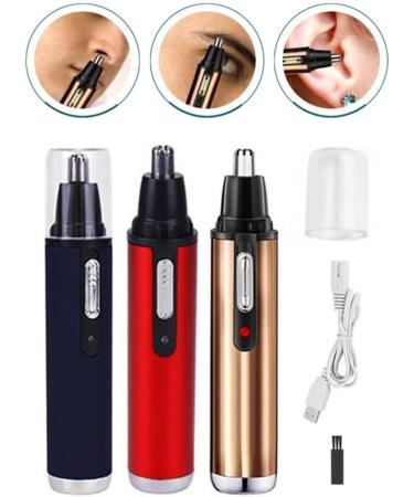 Buy Painless Nose Hair Trimmer - Travel-Friendly Electric Ear Hair Removal for Men - Blue - Buy Online on GoSupps.com