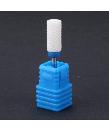 Nail Drill Bit Ceramic Nail Drill Bit Electric for Manicure Pedicure Cuticle Gel Nail Polishing Nail Art Tools Accessories for Acrylic Gel Nails for Salon Home Use (Round Flat Head M) - Buy Online on GoSupps.com
