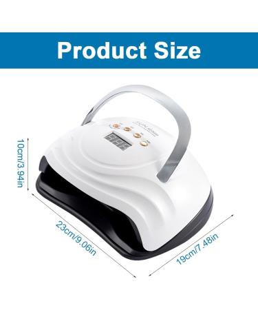 CLIUNT 380W UV Nail Lamp 81 Beads Nail Dryer UV Lamps for Gel Nails Nail Lamp for Gel Polish LED Nail Lamp with Automatic Sensor&4 Timer Setting Home and Salon Use - Buy Online on GoSupps.com