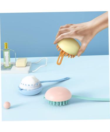 Kombiuda 3-in-1 Massage Brush | Multifunctional Scalp Tool | Scratch-Free Shampoo & Cleaning Brush | Heusgen Massager for Healthy Hair - Buy Online on GoSupps.com