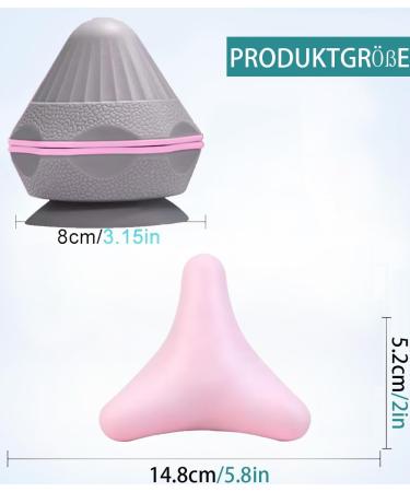 Tzzxzz Triggerpunkt Presser | Pain-Free Massage Ball with Suction Cup for Muscle Tension Relief | Fascia Fitness Device for Shoulders Back Neck and Legs - Buy Online on GoSupps.com