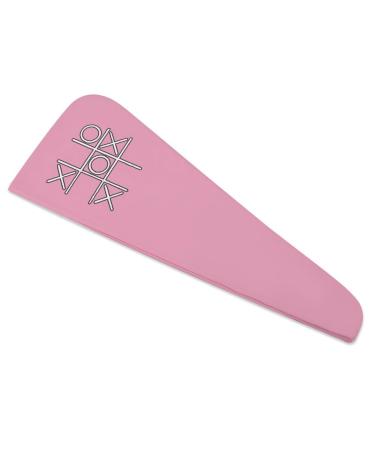 Tic Toe Noughts and Crosses Board Microfiber Hair Towel Wrap for Women 10 Inch X 26 Inch Super Absorbent Hair Turban with Button