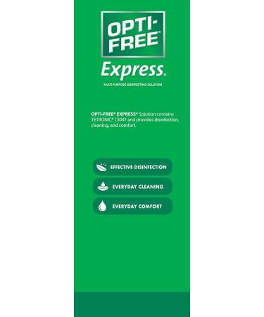 Opti-Free Express 10 OZ: The Ultimate Solution for Clean and Comfortable Contact Lenses - Buy Online on GoSupps.com