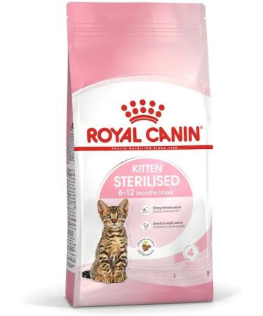 Royal Canin Kitten Sterilised Complete Dry Cat Food 3 x 400g - Buy Online on GoSupps.com