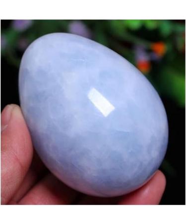 Buy JUKUCKV Natural Blue Crystal Egg - Spiritual Support & Reiki Stone | International Shipping - Buy Online on GoSupps.com