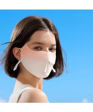 NAERTFD UV Protection Mask for Women - Breathable Full Face Summer Sun Shield for Outdoor Sports - Purple Size Average - Buy Online on GoSupps.com