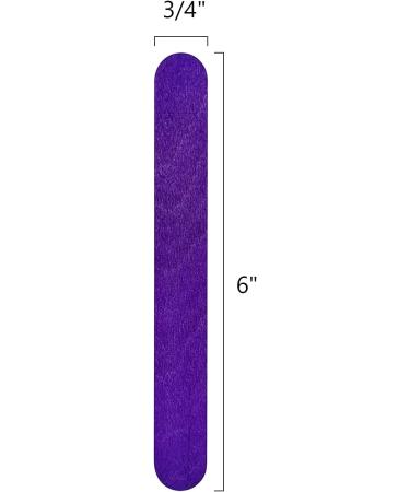 100 Pcs Colored Jumbo Wooden Craft Sticks for DIY Crafts and Classroom Art - 3/4 Wide Treat Sticks - Buy Online on GoSupps.com