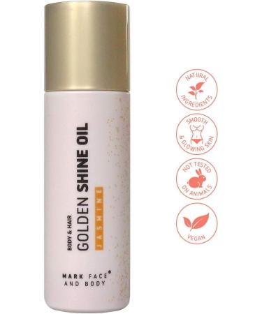 MARK face and body Golden Shine Jasmine Oil with shimmering effect 100 ml - Buy Online on GoSupps.com