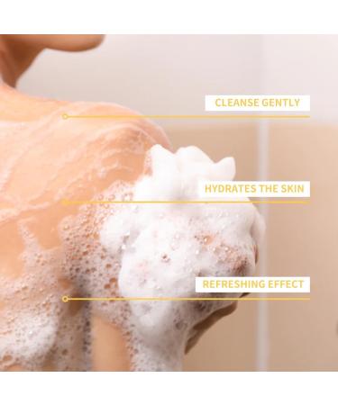 Bee Nature - Organic Refreshing Shower Gel - Body Wash - Gentle Cleansing & Moisturize - Honey and Lemon Verbena Scent - 100% Natural - 200ml shower gel lemon refreshing - Buy Online on GoSupps.com