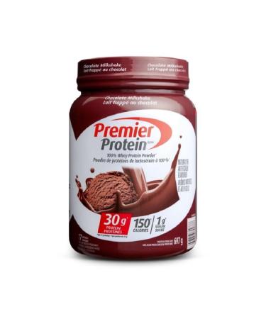 Premier Protein Powder Chocolate Milkshake High Protein Powder 30g of Protein 1g Sugar 100% Whey Protein Keto Friendly Gluten Free 17 Servings 697 Grams