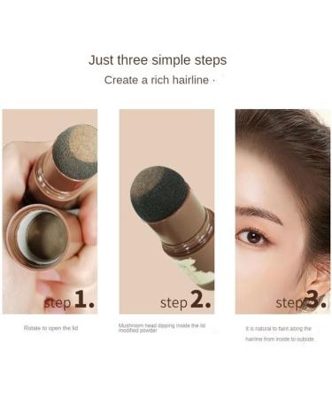 Eyebrow Powder Stick Eyebrow Stamp One Step Eyebrow Stamp Shaping Kit Long Lasting Eyebrow Makeup Eyebrow Powder Tool Set (dark gray) - Buy Online on GoSupps.com
