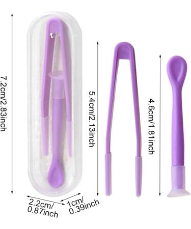 PuraQuot 4 Pack Multicolor Contact Lens Remover and Inserter Tool for Soft Lenses Contact Lens Applicator with Clean Storage Case Tweezers and Suction Stick with Soft Silicone Heads - Buy Online on GoSupps.com