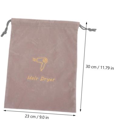 DRESSOOS 2pcs Velvet Bag Portable Hair Dryer Bag Portable Drawstring Bag Shoe Travel Bag Hair Dryer Retractable Cord Hair Dryer Bag Drawstring Blow Dryer Bag Hair Dryer Carrying Bags - Buy Online on GoSupps.com