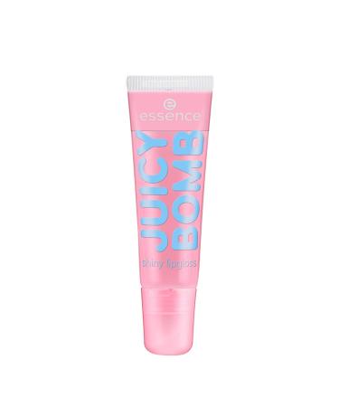 Essence Juicy Bomb Shiny LipGloss Lip Gloss No. 05 Pink Lemonade Pink Radiant fresh shiny vegan without alcohol without preservatives (10ml) 05 pink lemonade 10 ml (1 Pack)