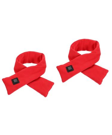 Lurrose 2 pcal heating scarf heating cushion for the neck baby frontal ligaments for newborn heated scarf winter cloth.