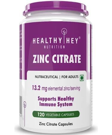 MENT Zinc Citrate Supports Immune and Immunity - 120 Veg Capsules