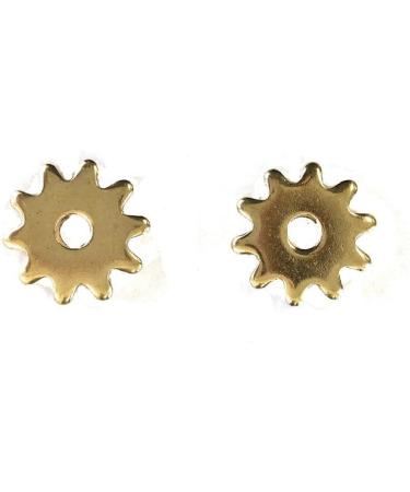 Black Spur Rowels - 1 1/8 inch Cloverleaf Design | AJ Tack Wholesale - Buy Online on GoSupps.com
