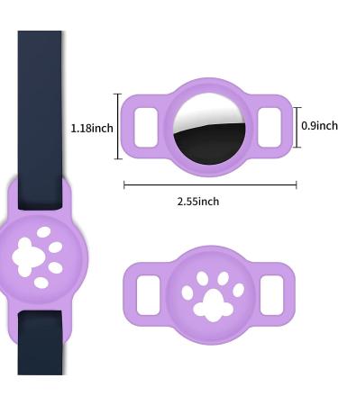 Coholl Protective Cover for Apple AirTag - 3 Pack Silicone Shell for Pet Collars GPS Finder Case for Dogs & Cats Bright Pink & Purple Holders for Kids & Seniors - Buy Online on GoSupps.com