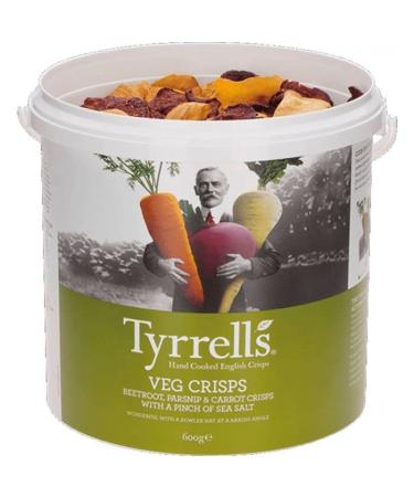 Tyrrells Mixed Root Vegetable Crisps (Tub) - 4x600g