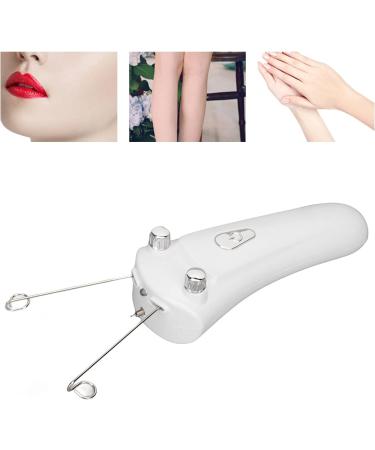 Facial Threading Hair Removal USB Charging Electric Cordless Threader Machine with LED Light Handheld Ladies Face Cotton Epilator for Chin Lip Arm Women Men - Buy Online on GoSupps.com