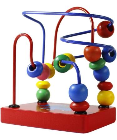 Oostifun Gobus Colorful Wooden Mini Beads Labyrinth Roller Coaster - Educational Toy Gift for Children | International Shipping Available - Buy Online on GoSupps.com