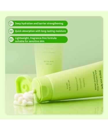 Papa Recipe Real Centella Cica Intensive Cream (100ml 3.38fl oz) - Skin Barrier Strengthening Deep Moisturizing Cream Centella + Ceramide Care Sensitive Skin Soothing Korean Skincare - Buy Online on GoSupps.com