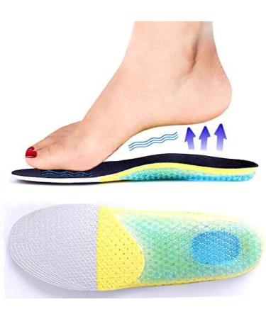 KWIMS France Gel Insoles for Work Shoes | Orthopedic Sports Insoles for Men & Women (EU 35-40) - Buy Online on GoSupps.com