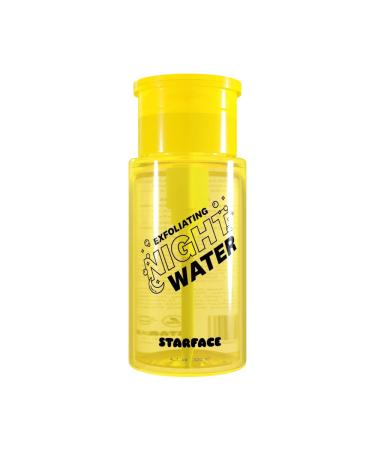 Starface Exfoliating Night Water, Face Exfoliator for Acne-Prone Skin, Made with AHAs, BHA, and PHA, Oil Free, Cruelty Free, and Vegan, 4.1oz