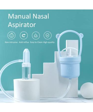 PLUSDEBEBE Manual Nasal Aspirator for Baby - Hand Pull Nose Sucker in Blue - Buy Online on GoSupps.com