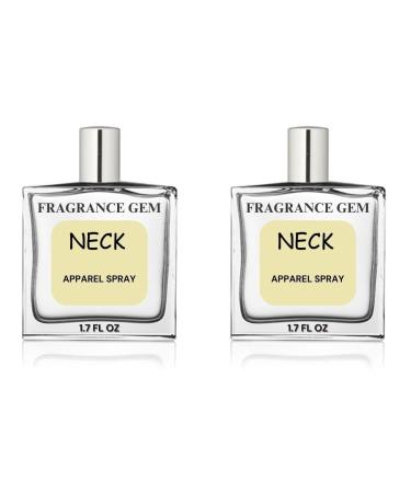 Fragrance Gem Unisex Neck Perfume I Apparel Unisex Perfume 1.7 FL OZ (50 ML) PACK OF 2