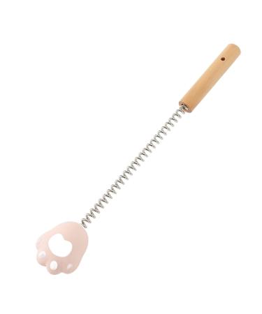 ZJchao double-headed hand massager sweet bear tat design non-slip flexible handle spring massage hammer suitable for office workers with low head neck and neck and