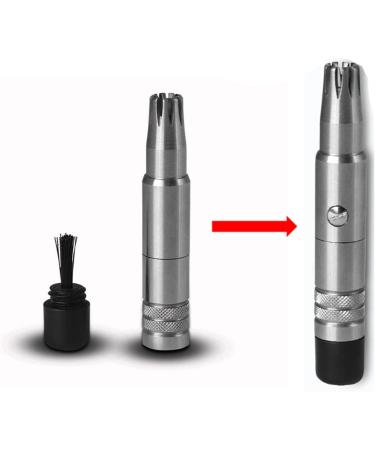 OUSIKA Nose Hair Trimmer - Stainless Steel Manual Ear & Nose Hair Shaver for Men | Washable Face Care Device - Buy Online on GoSupps.com