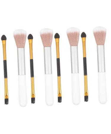 Hemoton 8 Pcs Makeup Brush Eyeshadow Eyebrow Brush Highlighter Brush Makeupbrushes Make up Sponge Stick Miss