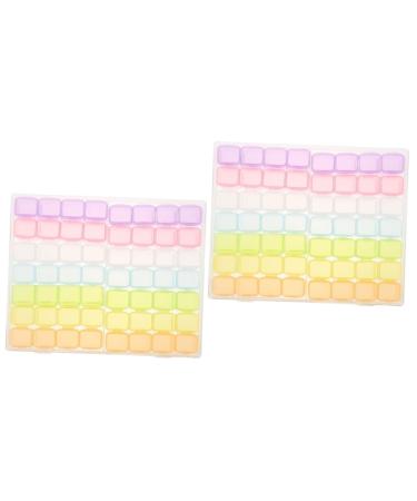 Healeved 2 Sets Nail Art Storage Box Accessory Storage Organizer Nail Art Storage Container Nail Art Organizer Container Nail Organizers and Storage Nails Accessories Dog Container Box Abs