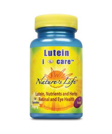 Nature's Life Lutein i Care | 30 ct 30 Count (Pack of 1)
