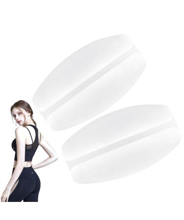 Women Shoulder Pads Adhesive Silicone Shoulder Enhancer Anti-Slip Pads | Adhesive Non-Slip Shoulder Protectors Pads For Lady And Women Party White - Buy Online on GoSupps.com