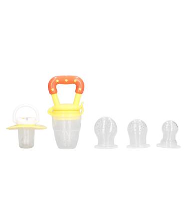 10-Piece Baby Food Feeder Pacifier Set | Soft Silicone Squeeze Spoon for Infants | Ideal for Fruits Milk & Vegetables | Safe & Gentle Feeding Solution - Buy Online on GoSupps.com