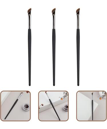 LALAFINA 3pcs Eyebrow Brush Angled Concealer Brush Eyeliner Brush Brow for Eyebrows Flat Head Beauty - Buy Online on GoSupps.com