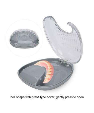 Buy Orthodontic Retainer Case | Portable Waterproof Mouthpiece Box for Travel | Gray | Ideal for Men & Women - Buy Online on GoSupps.com