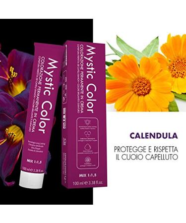 Mystic Color Permanent Cream Hair Dye with Argan Oil & Marigold - Long-Lasting Light Brown Color (5-100ml) - International Shipping Available - Buy Online on GoSupps.com