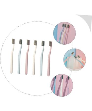 Foytoki 6-Piece Stiff Toothbrush Set | Effective Oral Care & Tooth Stain Removal | Dental Hygiene Devices for International Shipping - Buy Online on GoSupps.com