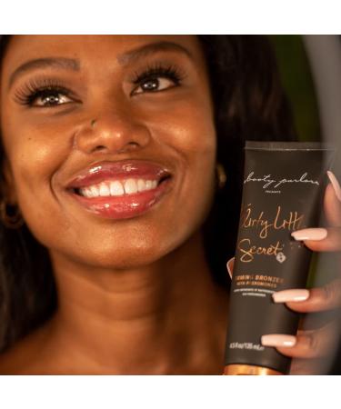 Booty Parlor Flirty Little Secret Firming Bronzer with Pheromones 4.5oz - Tinted Body Cream for Toning & Tanning - Sexy Shimmer - Women's Sensual Skincare - Buy Online on GoSupps.com