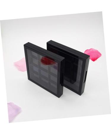 DOITOOL 2pcs Empty Eye Shadow Box Black Eyeshadow Makeup Pallete Empty Makeup Case Travel Filling Platen 9.9x2.2cm As Shown - Buy Online on GoSupps.com