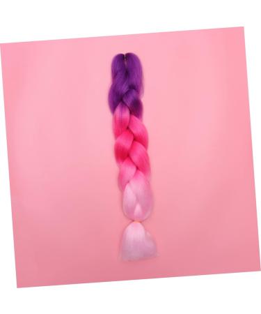 MAGICLULU Ponytail Braid Fiber Wig Braids Double Ended Dreadlocks Brunette Hair Giant Braided Synthetic Hair High Temperature Hair Braid Color Wig Afro Wigs Ponytail Wigs To Weave Card - Buy Online on GoSupps.com