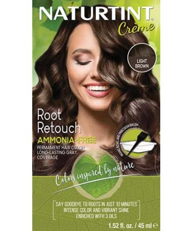 Light Brown Root Retouch Cr me PPD-Free Permanent Hair Color by Naturtint 1.52 Fl Oz (Pack of 1) Light Brown